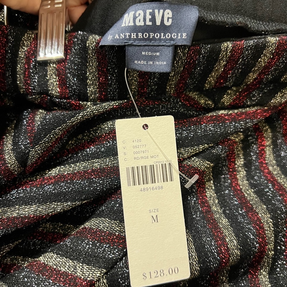 NWT Maeve by Anthropologie size Medium Sparkle skirt - Picture 7 of 11